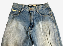 Load image into Gallery viewer, South Pole Jeans Womens 14 (26x26.5) Blue Denim Baggy Straight Leg Skater Ladies
