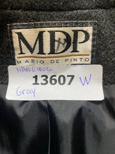 Load image into Gallery viewer, Mario De Pinto Pea Coat Womens Extra Large Gray Double Breasted Wool Nylon USA