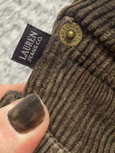 Load image into Gallery viewer, Lauren Ralph Lauren Pants Womens 12 (32x29) Brown Corduroy Spandex Stretch Lady