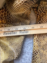 Load image into Gallery viewer, Rachel Zoe Jacket Womens Small Tan Brown Snake Skin Tunic Coat Career Blazer