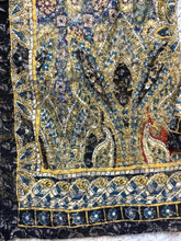 Load image into Gallery viewer, Chicos Jacket Womens 3 Large Lace Black Gold Hippie Peasant Boho Plus Ladies