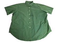 Load image into Gallery viewer, Ralph Lauren Shirt Adult 2XL XXL Green Button Up Classic Fit Purple Pony Mens