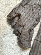 Load image into Gallery viewer, Monoreno Dress Womens Medium Gray Crochet Lace Ruffle Boho Peasant Hippie Ladies