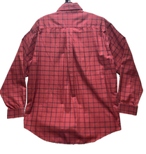 Load image into Gallery viewer, Brooks Brothers Shirt Adult Large Maroon Checkered Button Down Long Sleeve Mens
