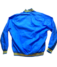 Load image into Gallery viewer, VTG Rotary International Jacket Adult Large Blue Snaps Tony Windbreaker 70s Mens