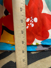 Load image into Gallery viewer, Oddi Dress Womens 1XL Rainbow Smocked Fit Flare Boho Artsy Flower Puff Sleeve