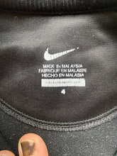 Load image into Gallery viewer, Nike Jacket Youth 4 Black Swoosh Embroidered Logo Zip Up Track Windbreaker Boys