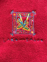 Load image into Gallery viewer, VTG Crazy Shirts Sweater Adult Medium Red Full Zip Lake Tahoe Embroidered Mens