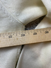 Load image into Gallery viewer, Stacy Adams Sweater Adult 3X Ivory 1/4 Zip Mock Neck Elbow Patch Style Mens NWT