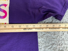 Load image into Gallery viewer, Jesus Shirt Womens Small Purple Rainbow Spell Out Good News Stars Kidcore Ladies