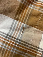 Load image into Gallery viewer, The North Face Shirt Adult Large Tan Plaid Button Up Collared Casual Indie Mens