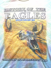 Load image into Gallery viewer, History of The Eagles Shirt Adult Medium Pastel Rainbow American Band Tour Mens