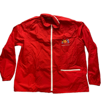 Load image into Gallery viewer, Davison’s Of Bermuda Jacket Adult 2XL XXL Red Full Zip Yachting Windbreaker Mens