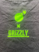 Load image into Gallery viewer, The Hundreds x Grizzly Shirt Adult Medium Black Bear Griptape Skateboarding Mens