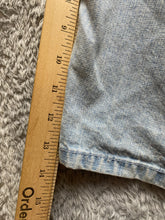Load image into Gallery viewer, Attitude Shorts Adult 50 Blue Denim Jean Bermuda Flat Front Hip Hop Baggy Mens