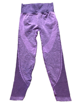 Load image into Gallery viewer, Victoria's Secret Pink Leggings Womens 26x23.5 Purple Active Seamless Workout