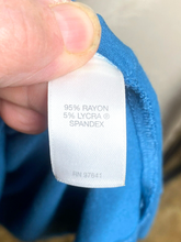 Load image into Gallery viewer, J Jill Dress Womens Extra Large Teal Blue Oversized Boxy Wearever Collection