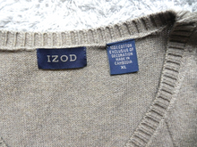 Load image into Gallery viewer, IZOD Vest Adult Extra Large V-Neck Argyle Diamond Golf Sweater Embroidered Mens