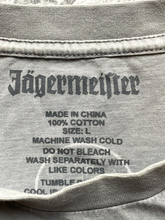 Load image into Gallery viewer, VTG JAGERMEISTER Shirt Adult Large Gray Single Stitch Liquor Alcohol Promo Mens