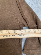 Load image into Gallery viewer, J Jill Dress Womens Medium Brown Oversized Boxy Side Slit Lagenlook Ladies