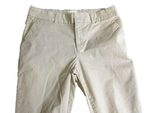 Load image into Gallery viewer, GAP Pants Womens 4 (30x29) Tan Khakis Straight Leg Flat Front Slash Pocket Lady