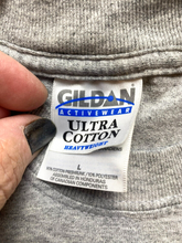 Load image into Gallery viewer, VTG Cowboy Up Gear Shirt Adult Large Gray Pocket Rodeo Horse Western Bronc Mens