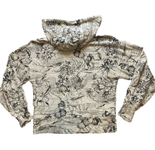Load image into Gallery viewer, ATHLETA Sweatshirt Womens Extra Small AOP Eden Floral Whimsical Hoodie Spandex