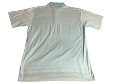 Load image into Gallery viewer, Peter Millar Shirt Adult Large Blue Striped Crown Golf Polo Performance Mens