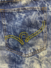 Load image into Gallery viewer, Rocawear Jeans Adult 48x34 Blue Denim Classic Fit Wide Leg Skater Whiskered Mens