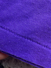 Load image into Gallery viewer, VTG Flower Shirt Womens Extra Large Purple Collared Oversized Single Stitch USA