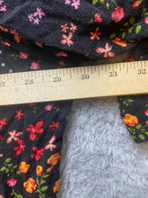 Load image into Gallery viewer, Torrid Shirt Womens 5 5X Black AOP Flower Rayon Spandex Boho Peasant Blouse Plus