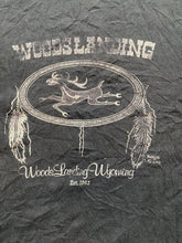 Load image into Gallery viewer, Woods Landing Wyoming Shirt Adult 2XL XXL Black Bajaras 2010 Dreamcatcher Mens