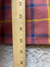 Load image into Gallery viewer, Duluth Trading Co Shirt Womens Small Dark Mauve Plaid Button Up Pockets Casual