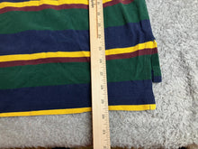 Load image into Gallery viewer, Ralph Lauren Shirt Adult Large Green Navy Rugby Preppy Stripes Golf Polo Mens