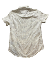 Load image into Gallery viewer, Zara Man Shirt Adult Large White AOP Fish Button Up Slim Fit Casual Mens