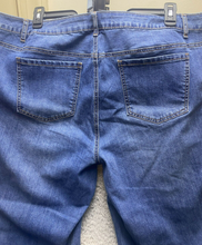 Load image into Gallery viewer, Alivia Ford Jeans Womens 24W Whiskered Rayon Spandex Fringe Hem Asymmetric Plus