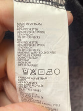 Load image into Gallery viewer, Prana Sweater Adult Medium Black Gray Lonan Wool Nylon Pocket Outerwear Mens