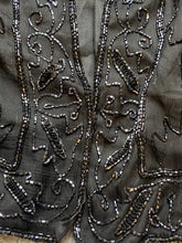 Load image into Gallery viewer, JMD New York Jacket Womens 2XL Silk Sequins Beaded Open Front Blazer Cardigan