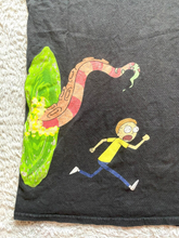 Load image into Gallery viewer, Rick & Morty Shirt Adult Medium Black Pocket Ripple Junction Funny Cartoon Mens