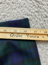 Load image into Gallery viewer, Pendleton Pants Womens 14 (33x27.5) Blue Green Plaid Virgin Wool Straight Leg