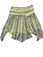 Load image into Gallery viewer, Ideology Skirt Womens 2X (22x31) Asymmetrical Lagenlook Boho Silk Plus Ladies