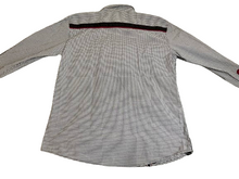 Load image into Gallery viewer, MOY FERRETI Shirt Adult Large Black White Checkered Button Up Pocket Casual Mens