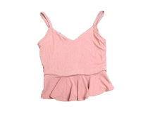 Load image into Gallery viewer, 21 Saints Shirt Womens Large Cropped Peplum Hem Sleeveless Casual Ladies NWT