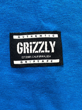 Load image into Gallery viewer, Grizzly Shirt Womens Small Teal Griptape Bear Authentic Spellout Skater Ladies