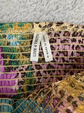 Load image into Gallery viewer, Live 4 Truth Shirt Womens Small Brown Leopard AOP Flower Flare Sleeve Boho Crop