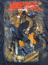 Load image into Gallery viewer, MONEYBAGG YO Shirt Womens Small Black Larger Than Life Tour American Rapper