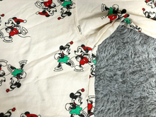 Load image into Gallery viewer, Mickey & Minnie Mouse Sweater Womens Extra Large White AOP Skating Disney Ladies