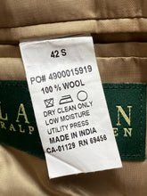 Load image into Gallery viewer, Lauren Ralph Lauren Suit Coat Mens 42S Brown Single Breasted Wool Sport Blazer