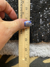 Load image into Gallery viewer, Torrid Shirt Womens 3 3X Black Sequins Shimmer Bling Evening Blouse Plus Ladies