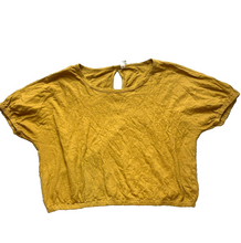 Load image into Gallery viewer, Anthropologie Daily Practice Shirt Womens Small Mustard Yellow Oversized Blouse